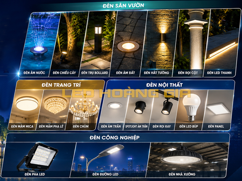 Các loại đèn led cao cấp được chọn mua nhiều tại Hà Nội hiện nay