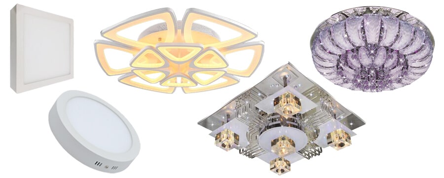 Các loại đèn led ốp trần trên thị trường hiện nay đèn led ốp trần