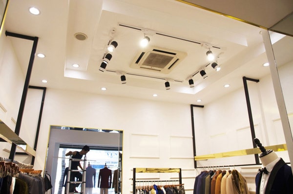 Chọn ánh sáng đèn led rọi thanh ray chiếu sáng showroom, cửa hàng