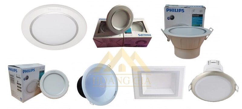 Các mẫu đèn led âm trần Philips