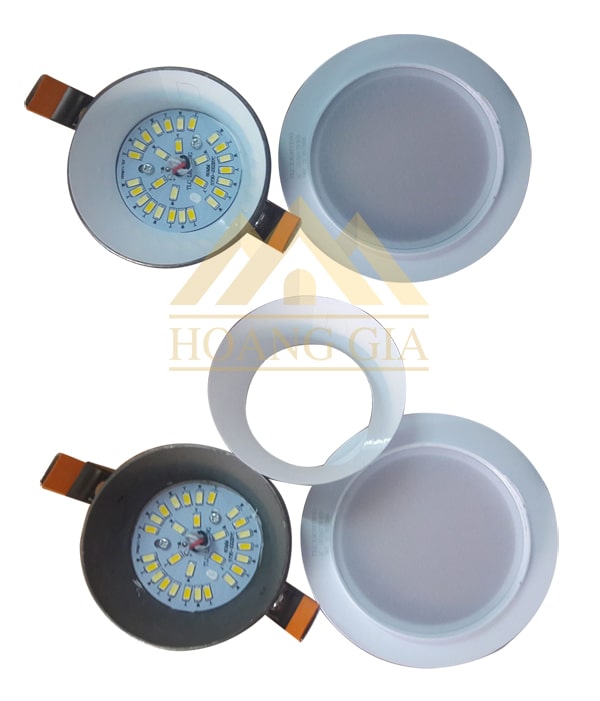 Cấu tạo Đèn LED âm trần khối đúc