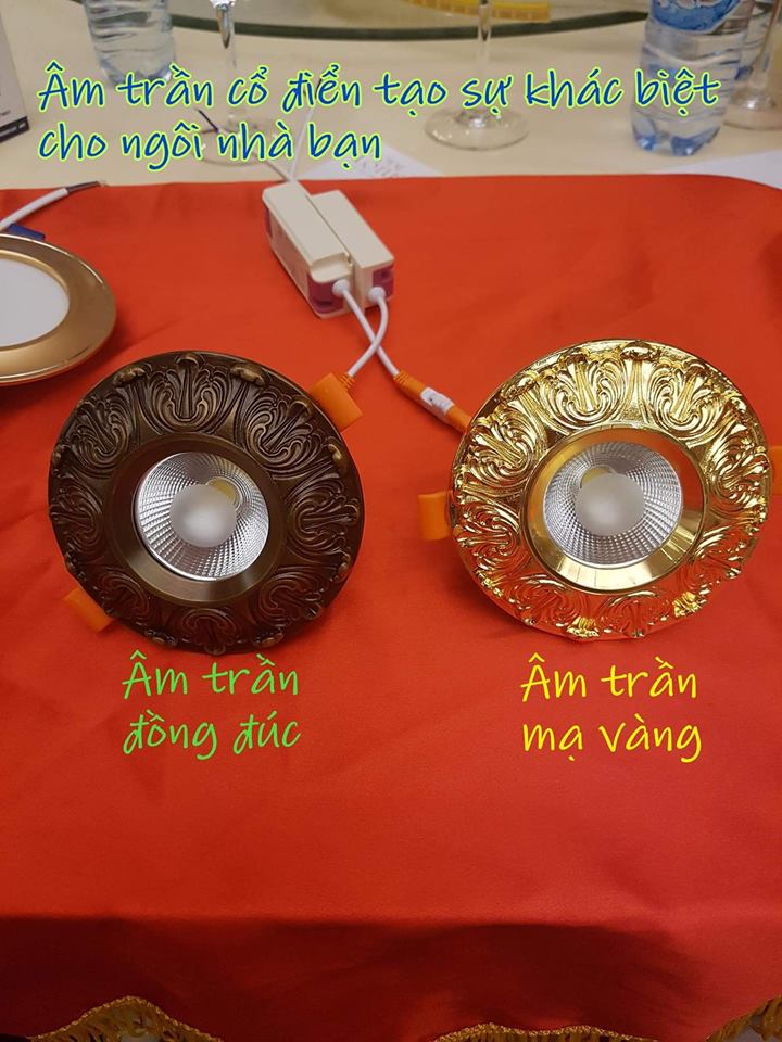 Đèn led âm trần cổ điển Đèn led âm trần cổ điển