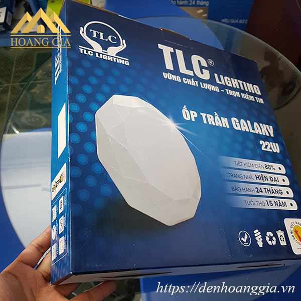 Bộ đèn led ốp trần Galaxy hãng TLC Lighting được sản xuất tại Việt Nam