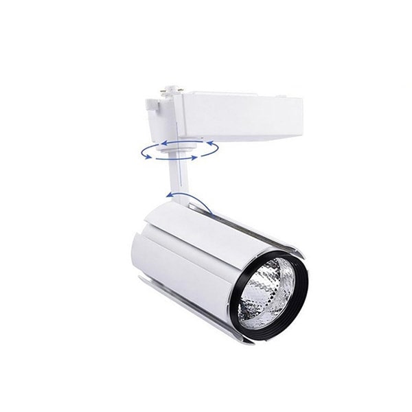 Giá đèn led rọi ray 2 lớp vỏ trắng TLC