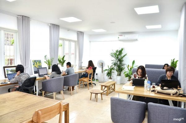 Văn phòng làm việc thiết kế theo xu hướng co working