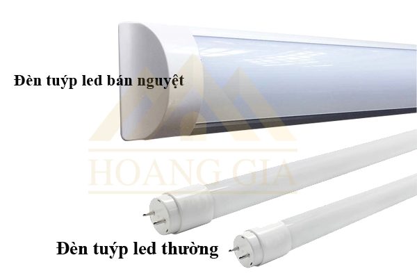 Đèn tuýp led bán nguyệt và đèn tuýp led thường Đèn tuýp led bán nguyệt và đèn tuýp led thường