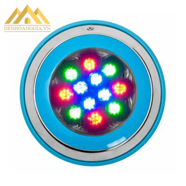 Đèn led bể bơi có ánh sáng đôi màu rất tiện lợi, khách hàng có thể thay đổi nhiều hiệu ứng ánh sáng khác nhau qua bộ điều khiển từ xa