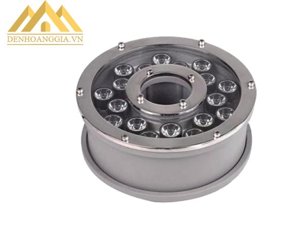 Thân đèn led âm nước bánh xe 12w được làm bằng chất liệu inox dày dặn chống nước tuyệt đối