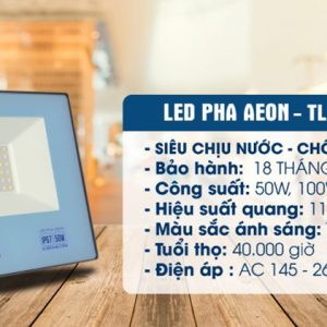 Thông số kỹ thuật đèn pha led Aeon