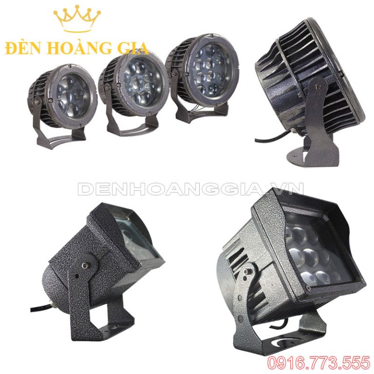 Đèn led rọi cột 12W vuông siêu sáng | Đèn led Hoàng Gia