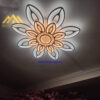 Đèn mâm Led mica 3 màu DHG-MMC08/16