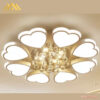Đèn mâm Led mica 3 màu DHG-MMC20/8