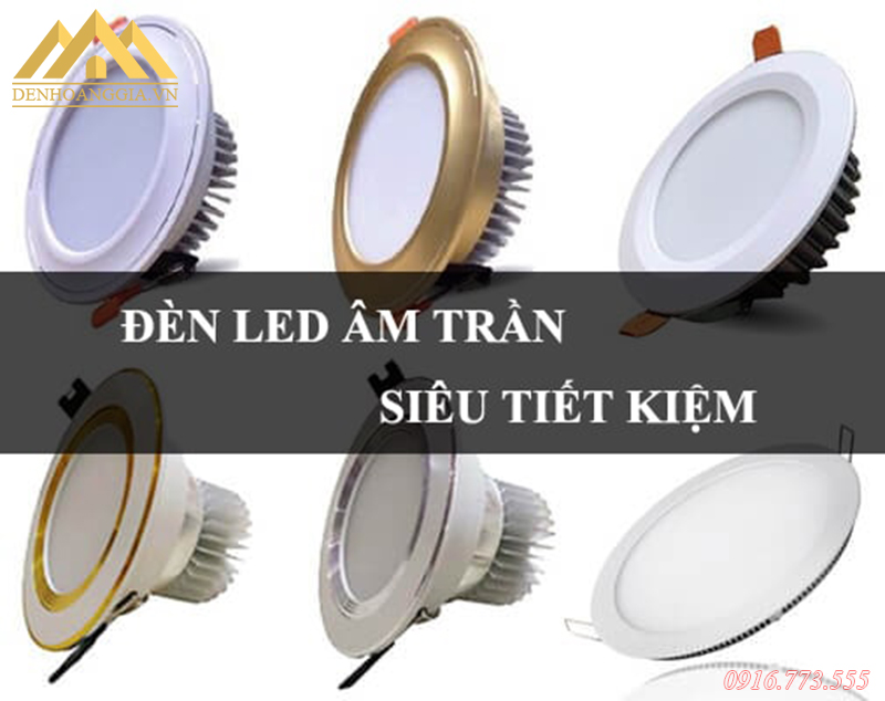 Các mẫu đèn led âm trần lắp ở phòng khách tại khu đô thị Thanh Hà