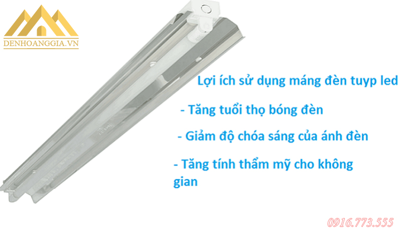 Một số ưu điểm của máng đèn tuýp led chóa inox phản quang