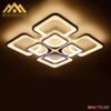 Đèn mâm Led mica 3 màu DHG-MMC38/8