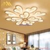 Đèn mâm Led mica 3 màu DHG-MMC37/12