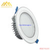 Đèn led âm trần khối đúc TOS Viền bạc 7w 9w 12w - Đổi màu
