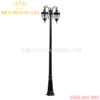 Đèn led trụ sân vườn cao 2 bóng Rolux-TSV2B03