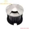 Đèn led âm đất hắt ngang Inox 3 hướng