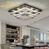 Đèn led mâm pha lê Vuông Rolux-DMPLV66186000