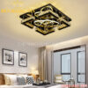 Đèn led mâm pha lê Vuông Rolux-DMPLVP295B5