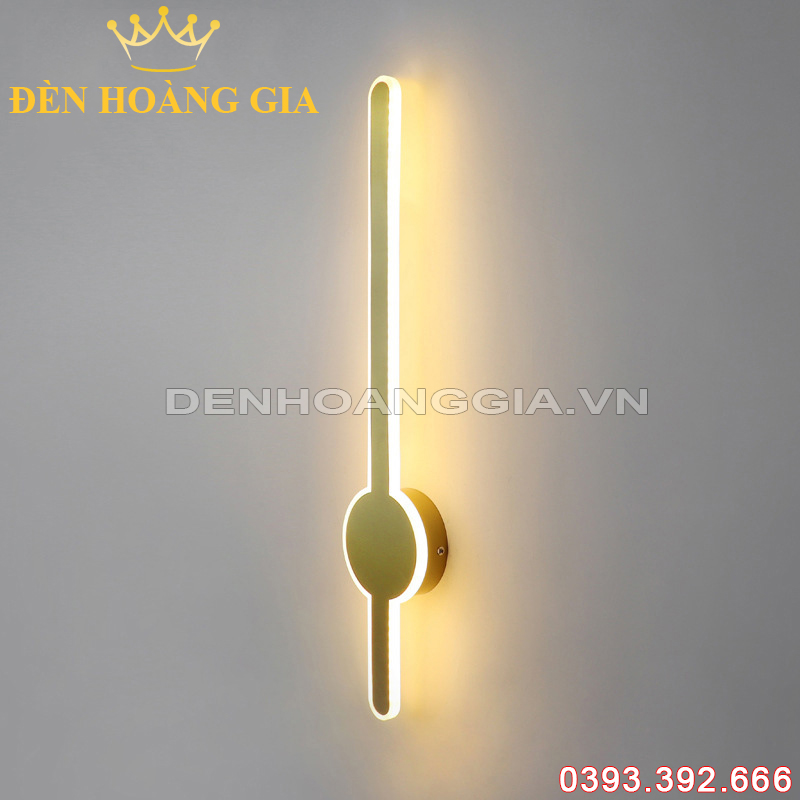 Đèn Led tường hiện đại Decor phong cách Bắc Âu Gold Rolux-DTHDCT0014G