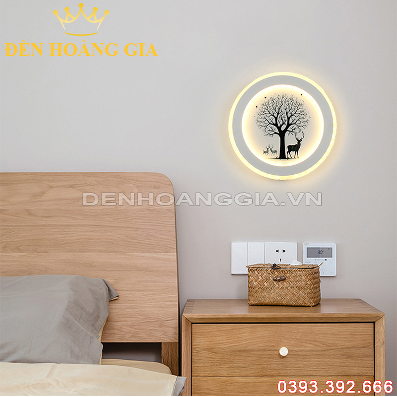 Đèn Led tường hiện đại Decor trang trí hình con Hươu Rolux-DTHDCH006