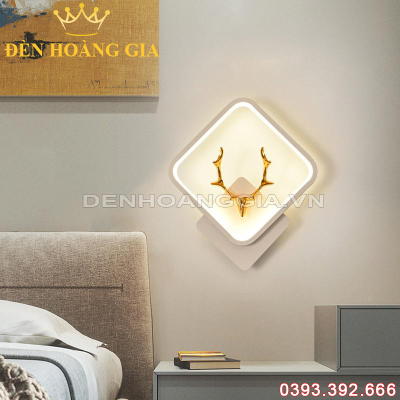 Đèn Led tường hiện đại Decor trang trí White Rolux-DTHDCT007WH