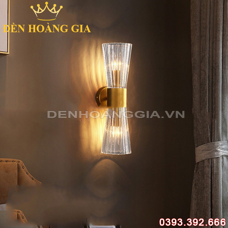 Đèn Led tường Pha lê Decor phòng khách Rolux-DTPLB2579