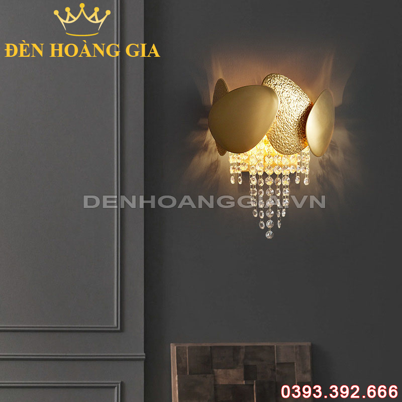 Đèn Led tường Pha lê Luxury Rolux-DTPLLux71901