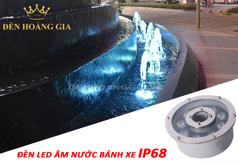 Đèn led âm nước bánh xe IP68