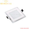 Đèn led âm trần mặt kính mờ vuông Đơn màu