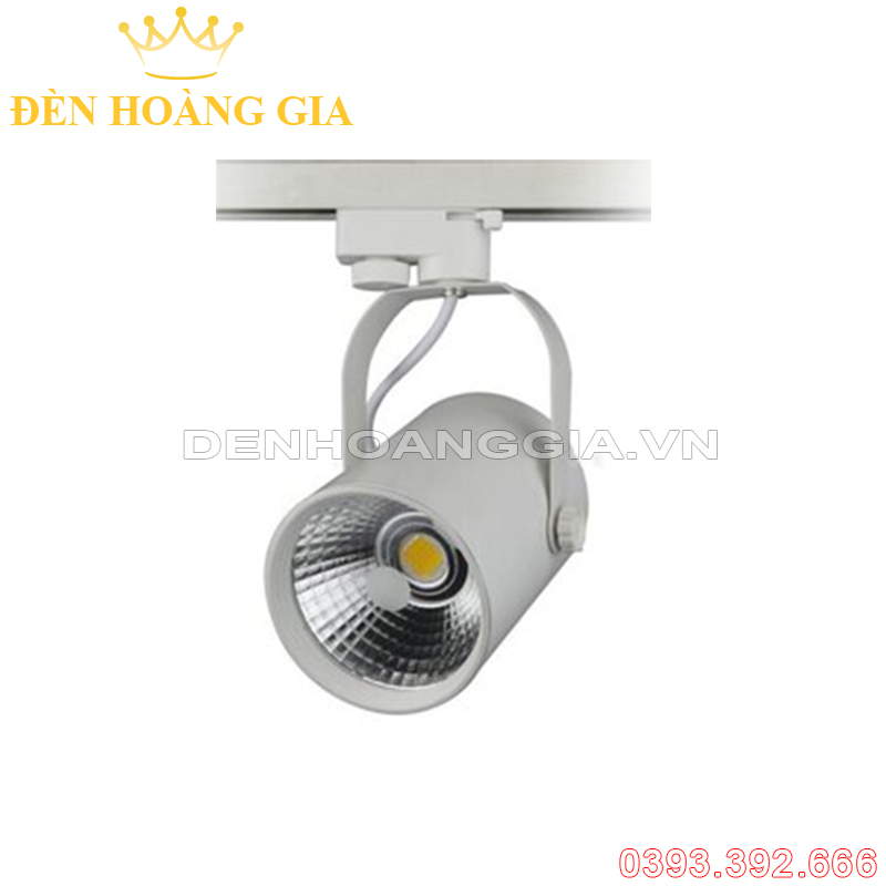 Đèn led rọi ray chân V vỏ trắng 7W/12W