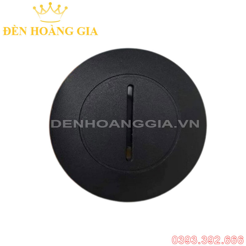 Đèn led chân cầu thang tròn 2w mặt đen trong nhà