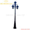 Đèn led trụ sân vườn cao 3 bóng Rolux-TSVCD3B02