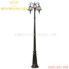 Đèn led trụ sân vườn cao 3 bóng Rolux-TSVCD3B04