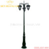 Đèn led trụ sân vườn cao 3 bóng Rolux-TSVCD3B06