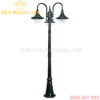 Đèn led trụ sân vườn cao 3 bóng Rolux-TSVCD3B10