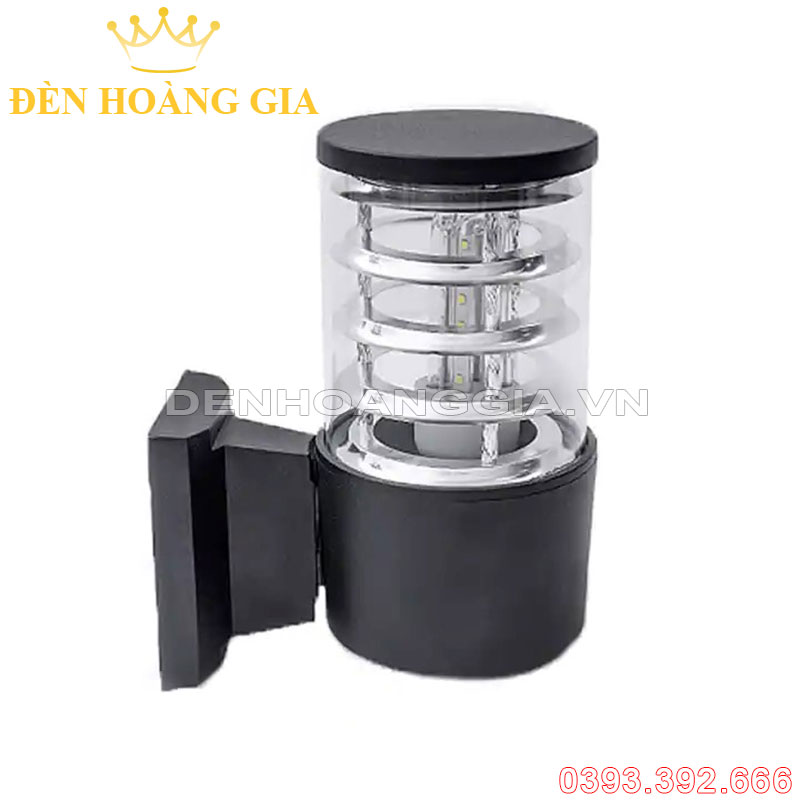 Đèn tường led kính trong 1 đầu Rolux-DTKT1D02