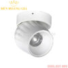 Đèn led ống bơ xoay 360 Plus vỏ trắng chóa trắng
