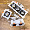 Đèn led spotlight âm trần hộp Mini đôi