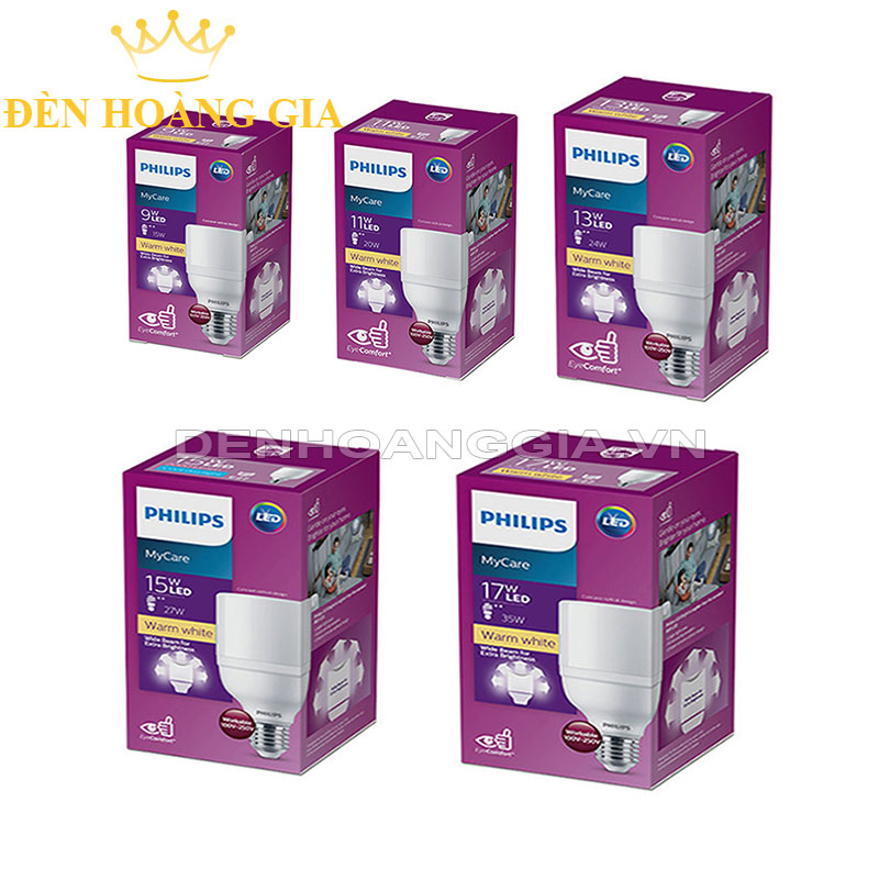 Đèn led búp Philips Bright 9w 11w 13w 15w 17w