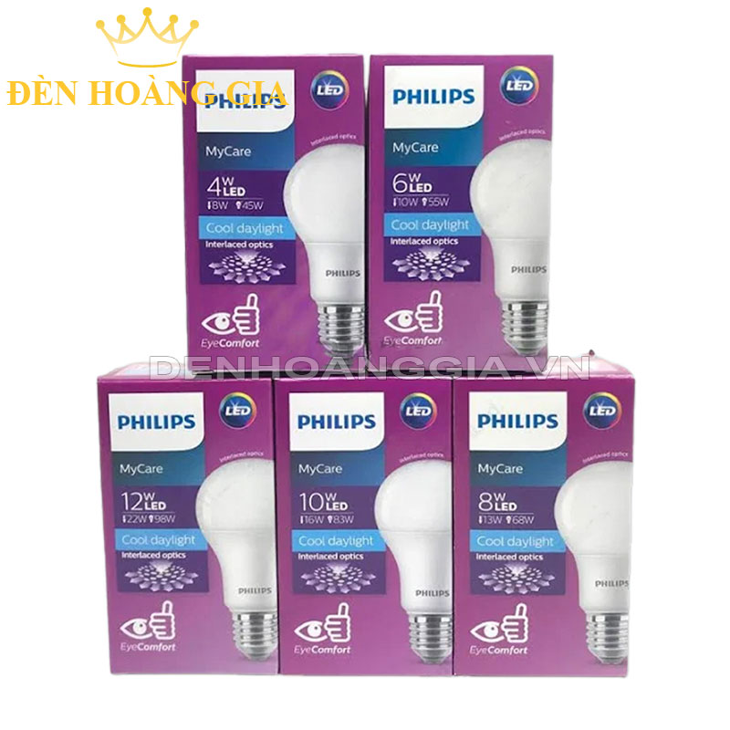 Đèn led búp Philips Mycare G9 4w 6w 8w 10w 12w