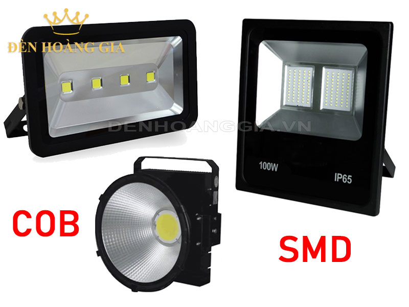 Đèn pha led SMD và COB