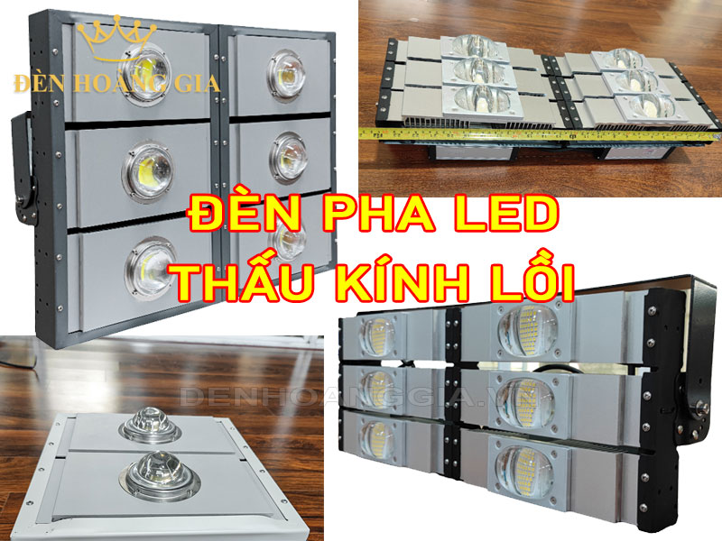 Đèn pha led module thấu kính lồi