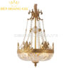 Đèn chùm đồng Pha lê Rolux-DCDPLYB8019-4B
