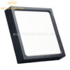 Đèn led ốp trần vuông vỏ đen
