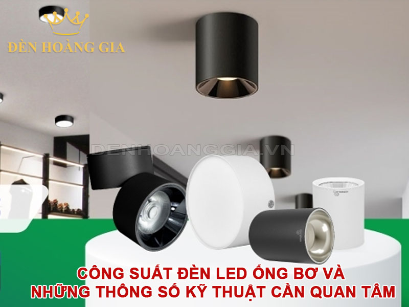 Công suất đèn led ống bơ