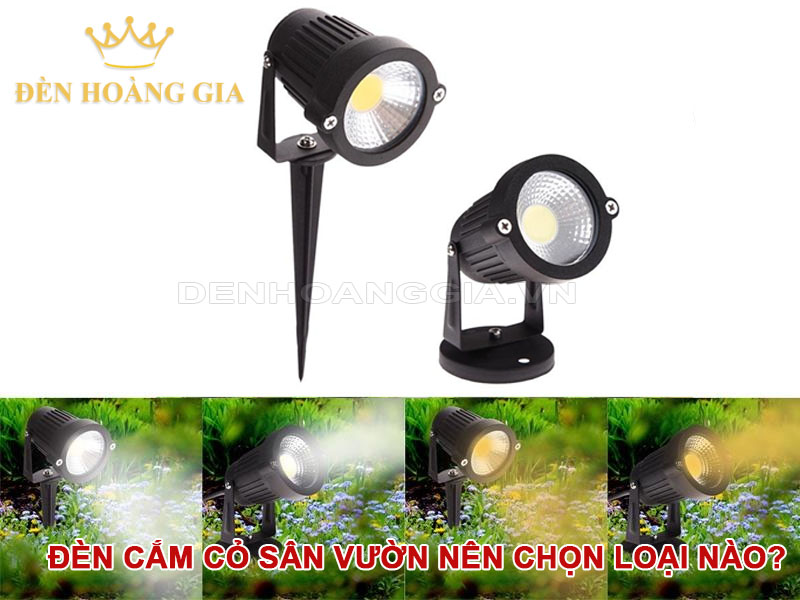 Đèn cắm cỏ sân vườn nên chọn loại nào?