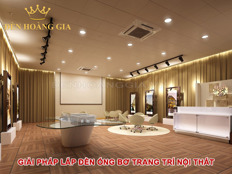 Giải pháp lắp đèn ống bơ trang trí nội thất tuyệt đẹp